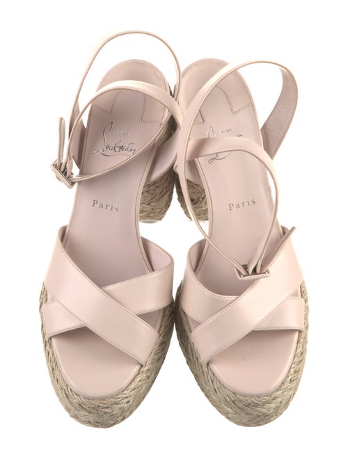 Christian Louboutin Leather Espadrilles