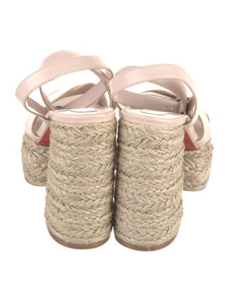 Christian Louboutin Leather Espadrilles