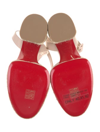 Christian Louboutin Leather Espadrilles
