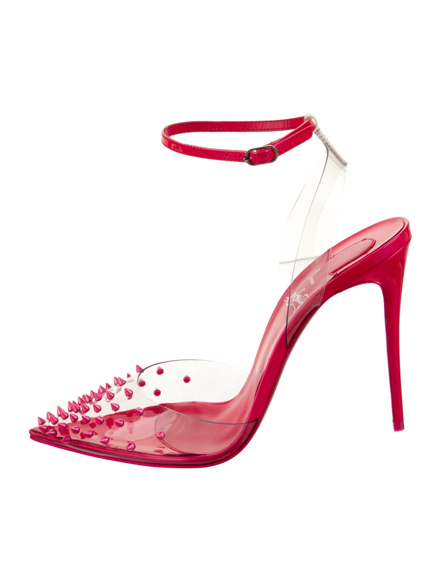 Christian Louboutin PVC Printed Slingback Pumps