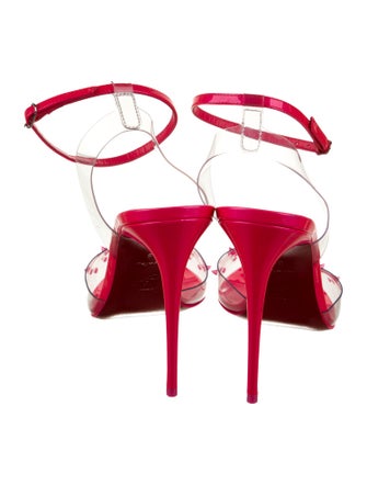 Christian Louboutin PVC Printed Slingback Pumps