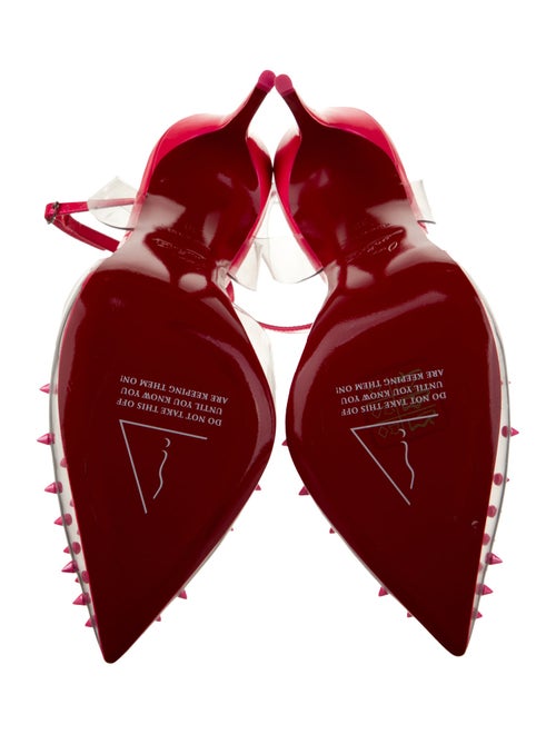 Christian Louboutin PVC Printed Slingback Pumps