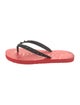 Christian Louboutin Rubber Studded Accents Flip Flops
