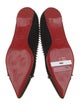 Christian Louboutin Suede Studded Accents Flats