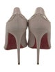 Christian Louboutin Suede Crystal Embellishments Pumps