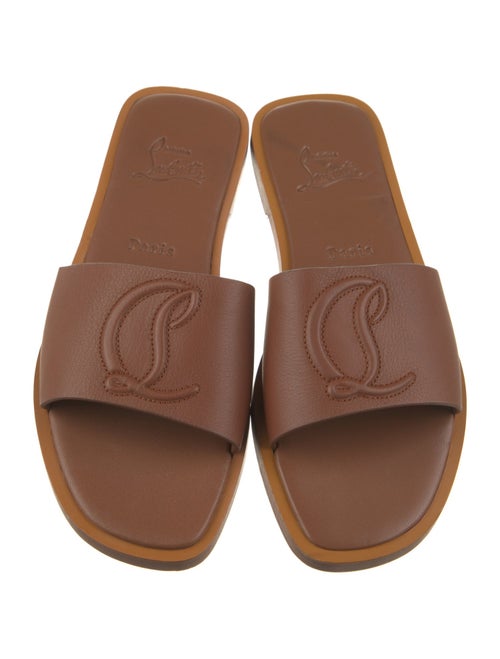 Christian Louboutin Leather Slides