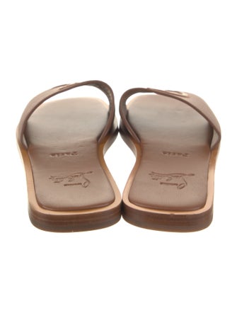 Christian Louboutin Leather Slides