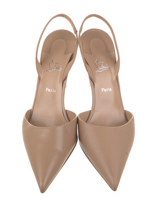 Christian Louboutin Leather Slingback Pumps