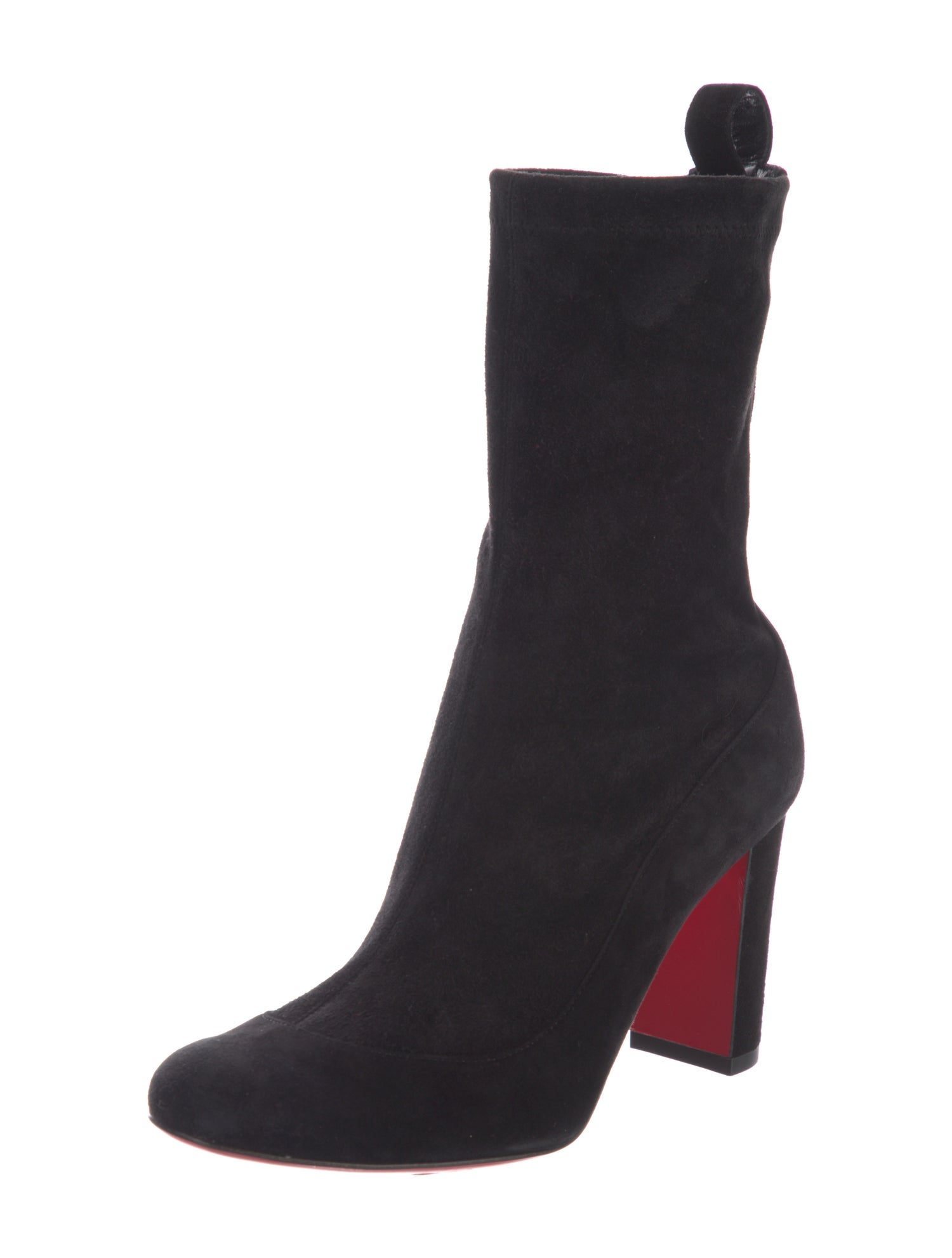 Christian Louboutin Suede Sock Boots