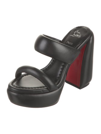 Christian Louboutin Leather Slides