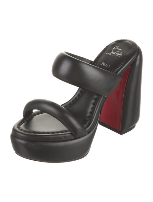 Christian Louboutin Leather Slides