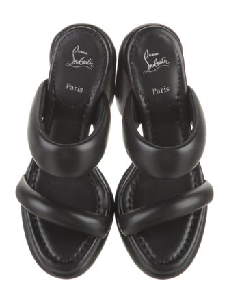 Christian Louboutin Leather Slides
