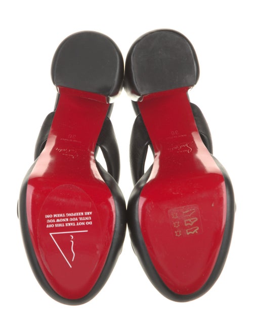 Christian Louboutin Leather Slides