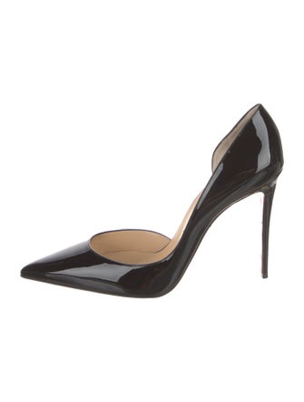 Christian Louboutin Patent Leather D'Orsay Pumps