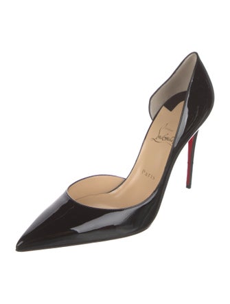 Christian Louboutin Patent Leather D'Orsay Pumps