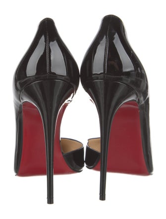 Christian Louboutin Patent Leather D'Orsay Pumps