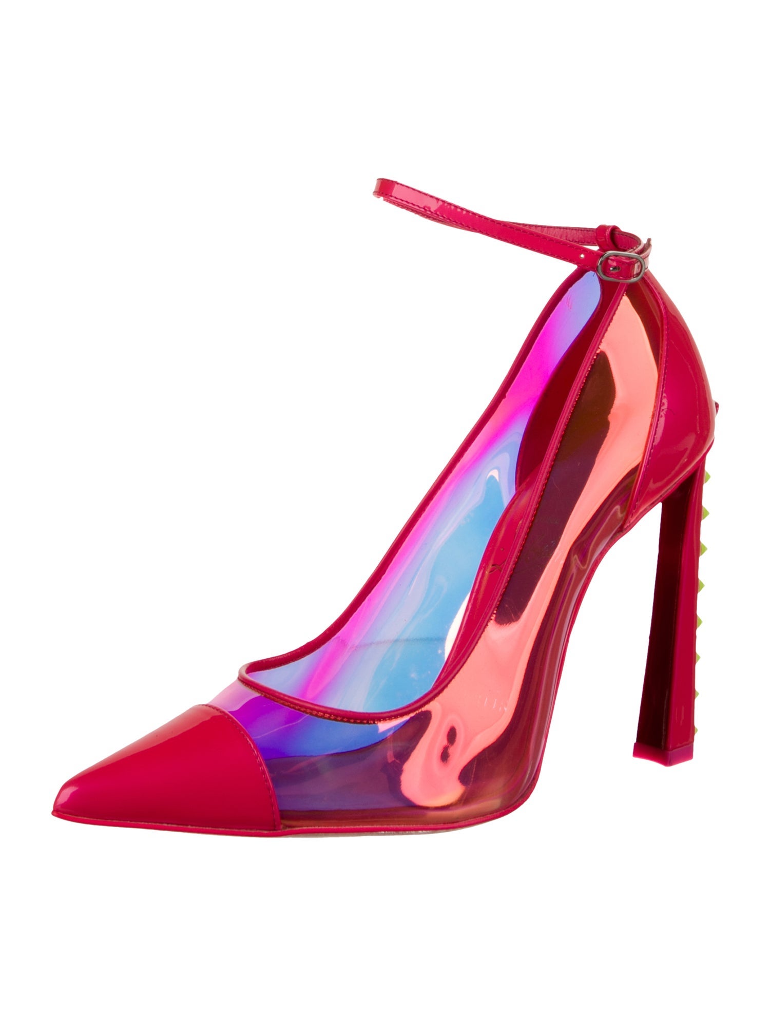 Christian Louboutin PVC Studded Accents Pumps