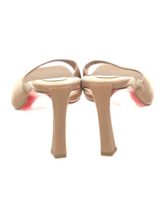 Christian Louboutin Leather Slides