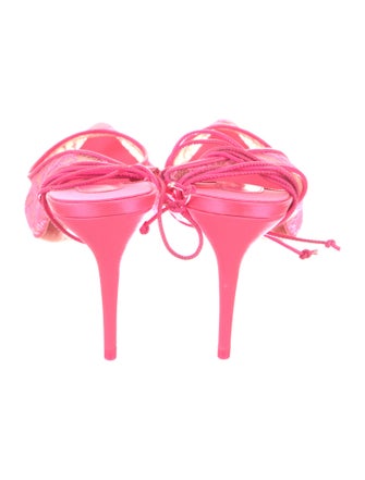 Christian Louboutin Lace Slingback Pumps