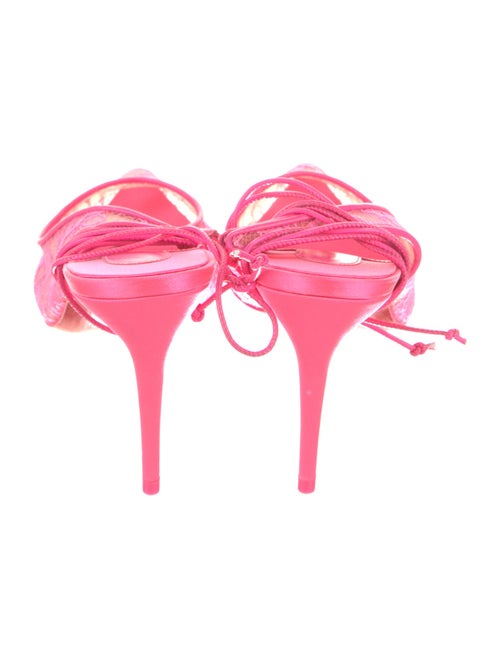 Christian Louboutin Lace Slingback Pumps