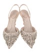 Christian Louboutin Crystal Embellishments Slingback Pumps
