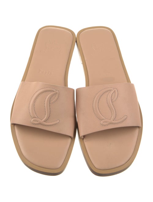 Christian Louboutin Leather Slides