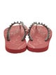 Christian Louboutin Rubber Studded Accents Flip Flops