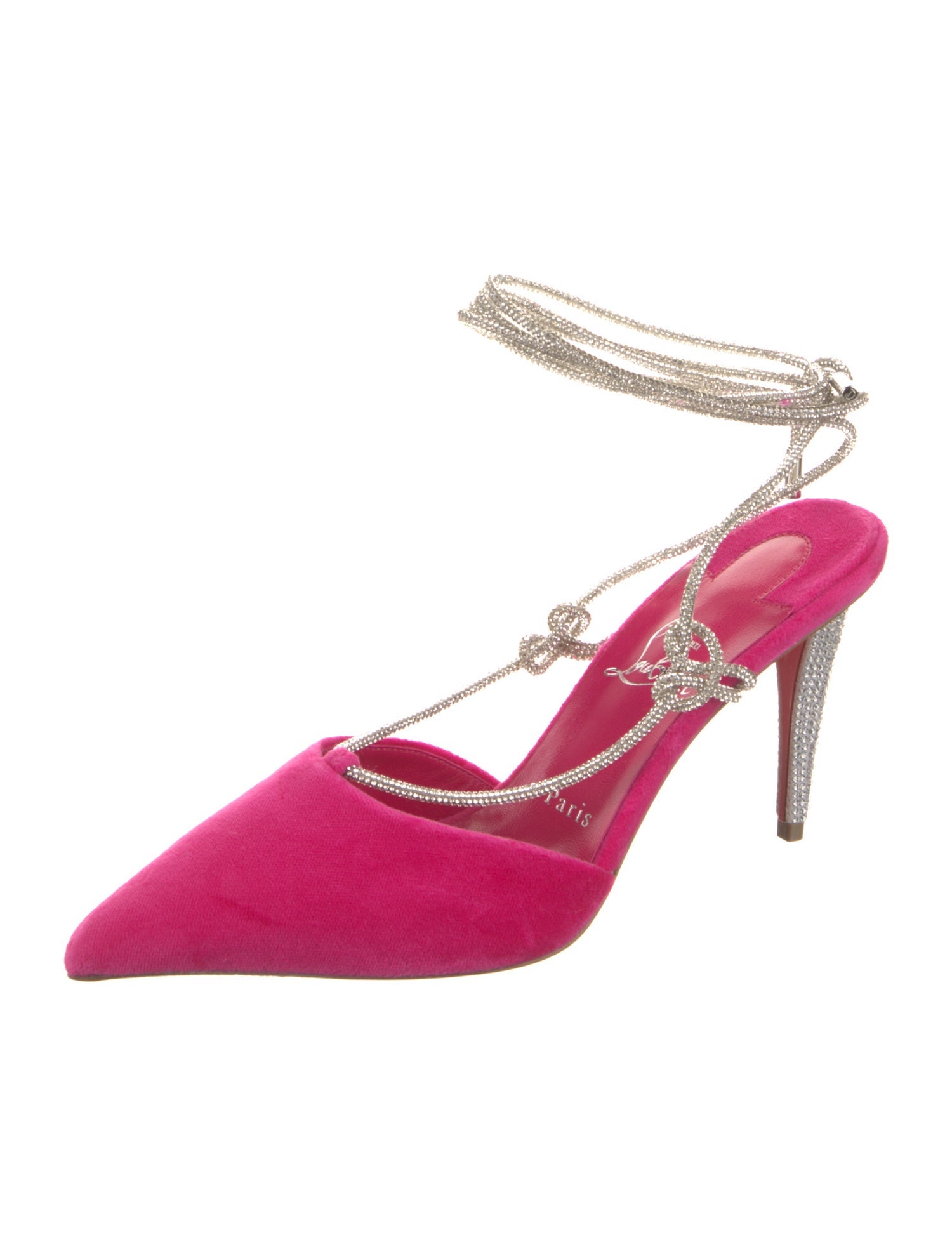 Christian Louboutin Velvet Sandals