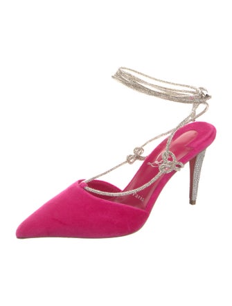 Christian Louboutin Velvet Sandals