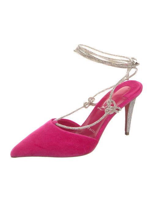 Christian Louboutin Velvet Sandals