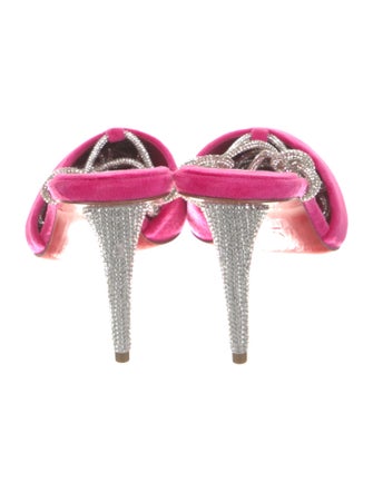 Christian Louboutin Velvet Sandals