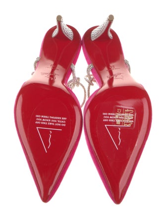 Christian Louboutin Velvet Sandals