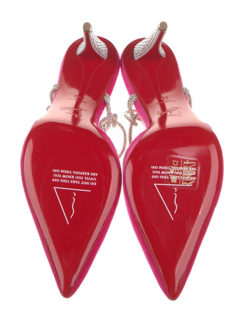 Christian Louboutin Velvet Sandals