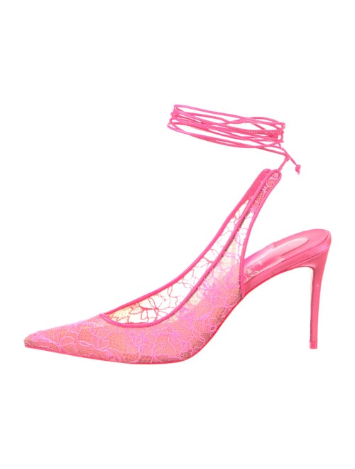 Christian Louboutin Printed Slingback Pumps