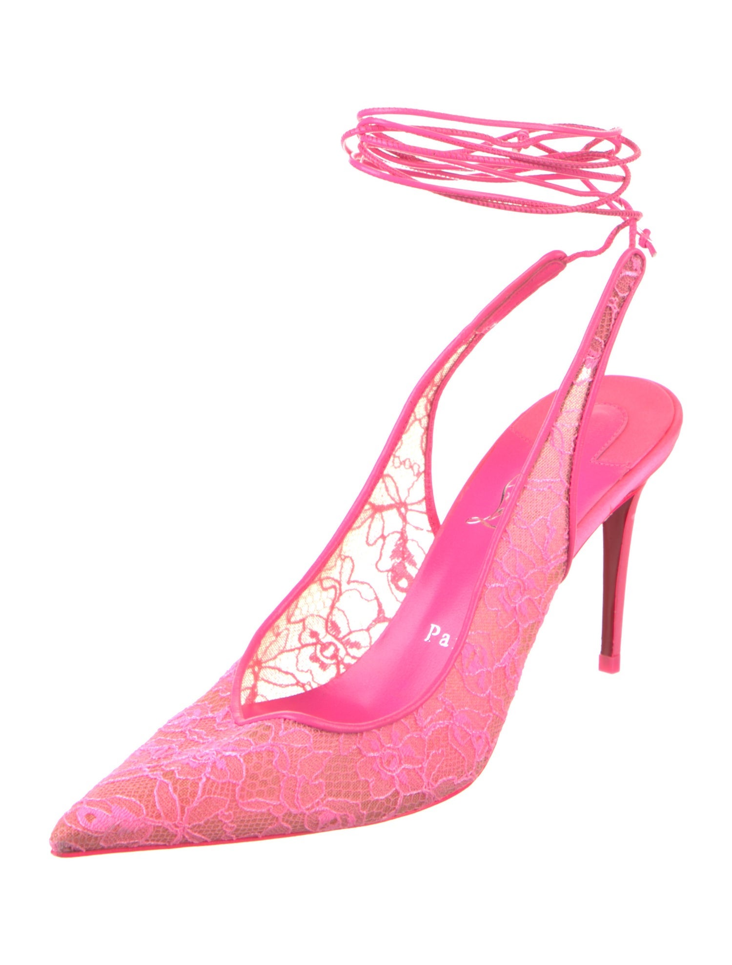 Christian Louboutin Printed Slingback Pumps