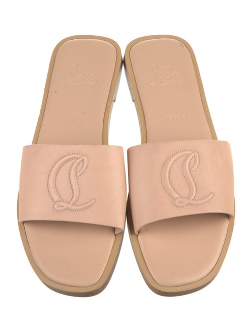 Christian Louboutin Leather Slides