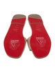 Christian Louboutin Leather Slides
