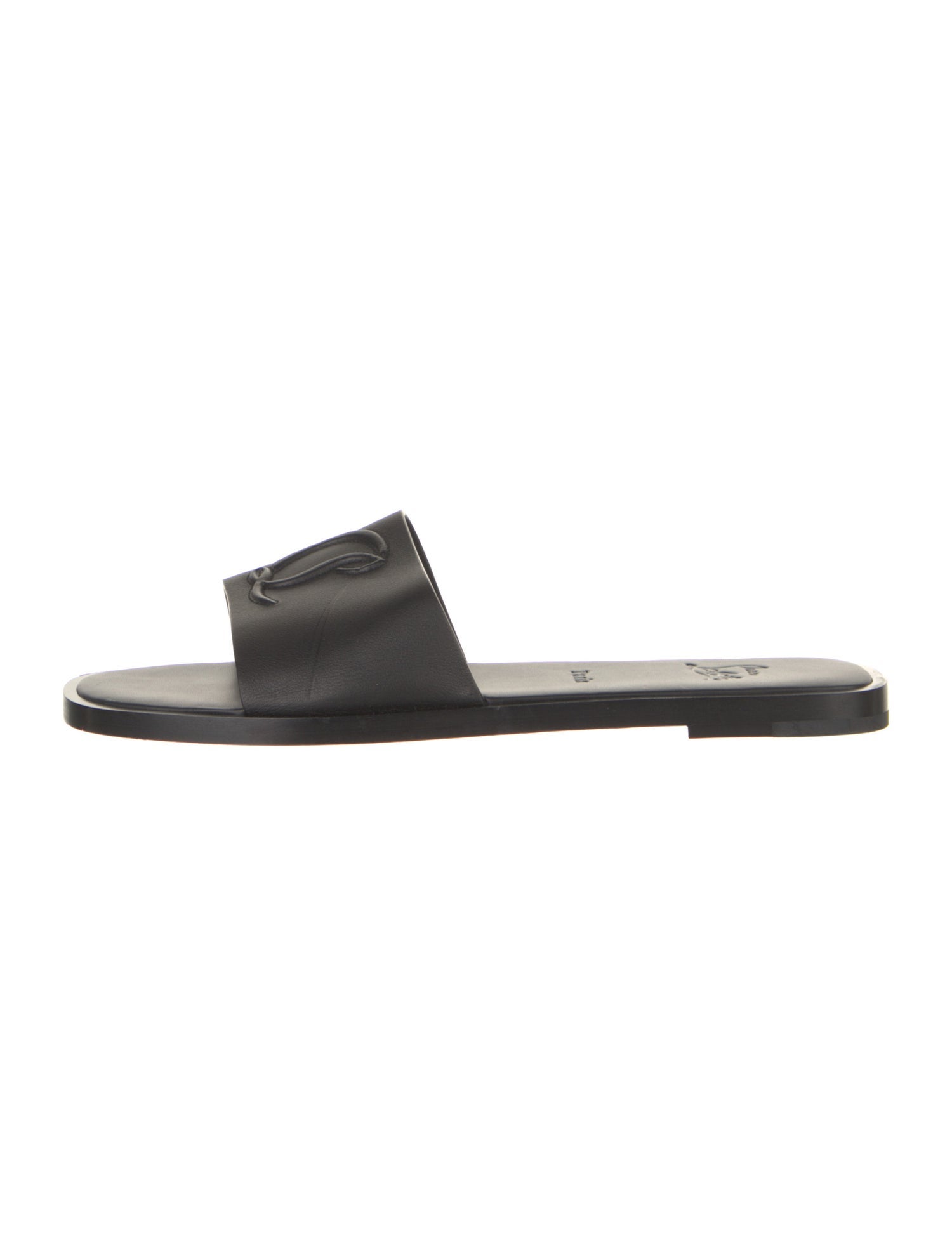 Christian Louboutin Leather Slides