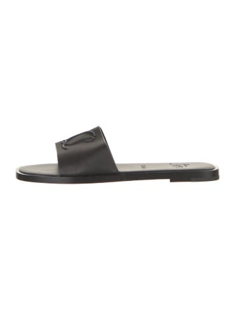Christian Louboutin Leather Slides