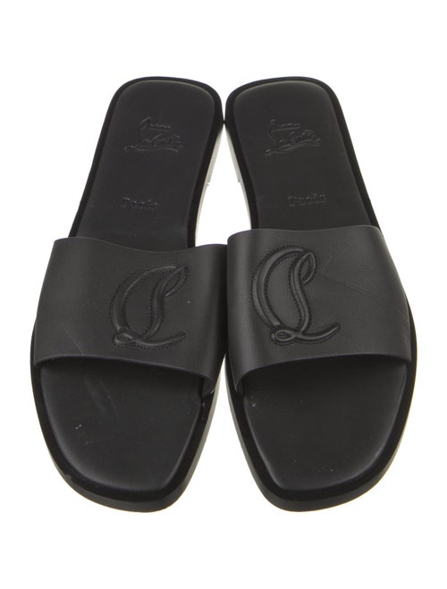Christian Louboutin Leather Slides