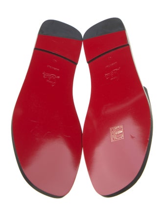 Christian Louboutin Leather Slides