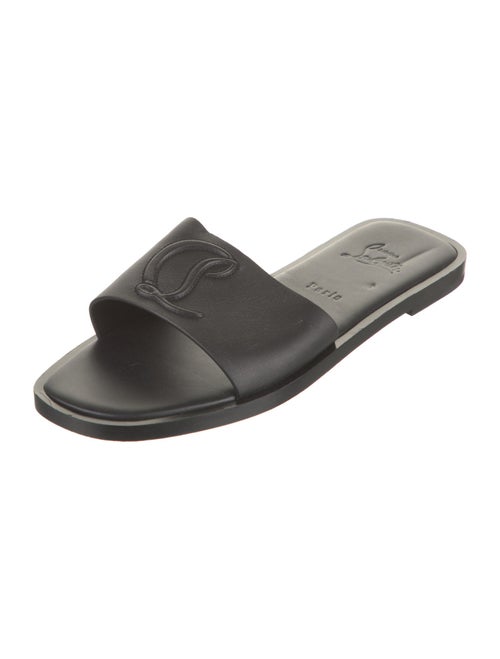 Christian Louboutin Leather Slides