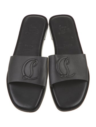 Christian Louboutin Leather Slides
