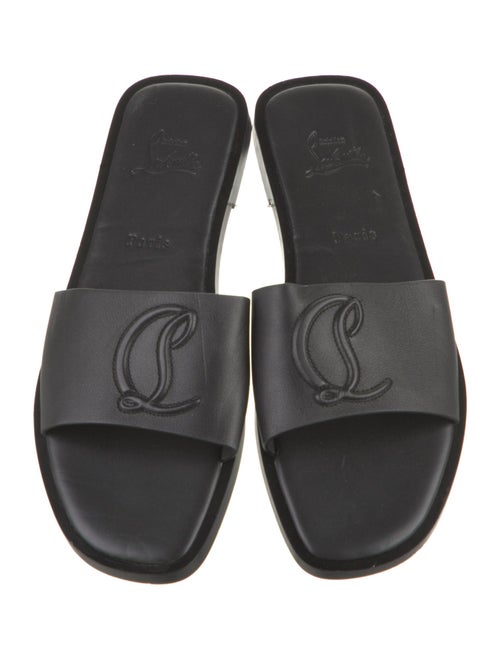 Christian Louboutin Leather Slides