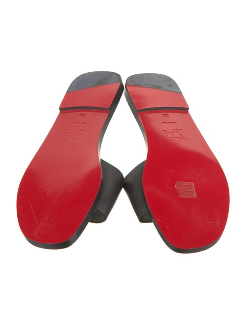 Christian Louboutin Leather Slides