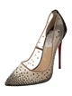 Christian Louboutin Mesh Printed Pumps