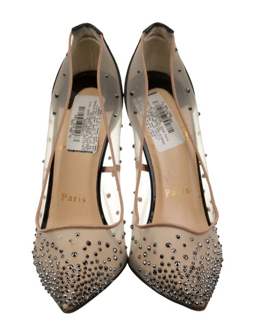 Christian Louboutin Mesh Printed Pumps