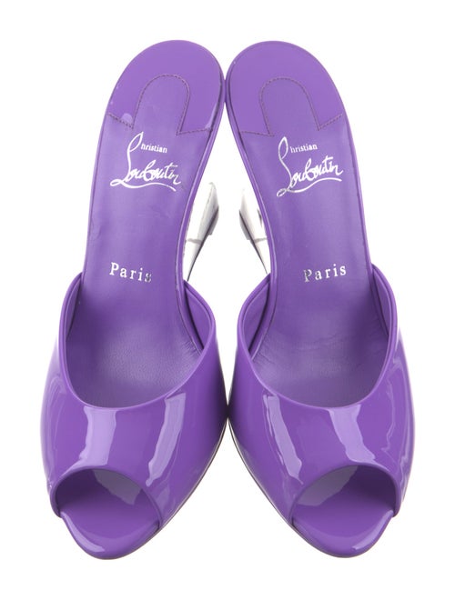 Christian Louboutin Patent Leather Slides
