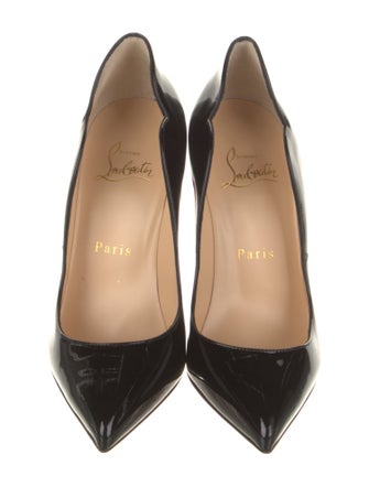 Christian Louboutin Patent Leather Scalloped Accent Pumps