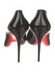 Christian Louboutin Patent Leather Scalloped Accent Pumps